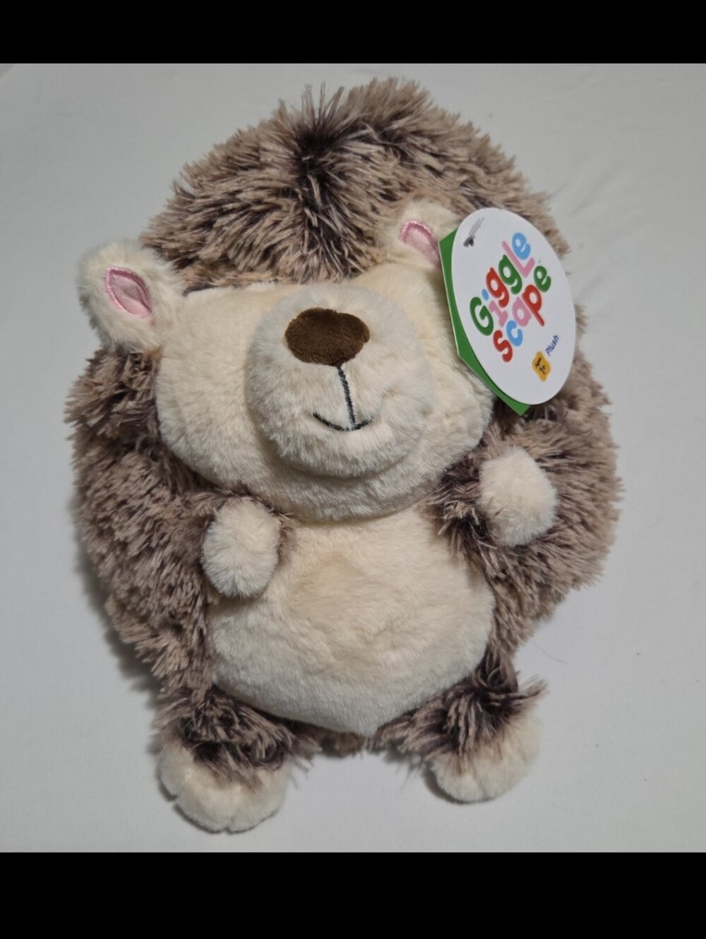New giggle scape 12 inch reversible hedgehog plush #15